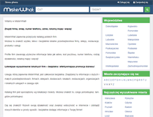 Tablet Screenshot of misterwhat.pl